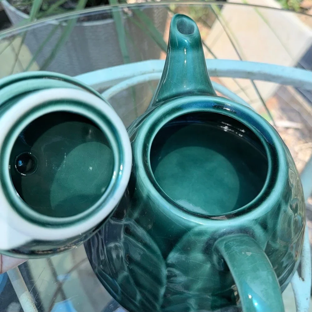 Pier 1 stoneware teapot